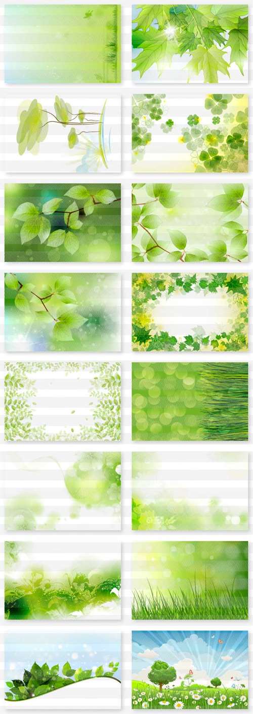 緑・葉・草木の風景の背景素材集3
