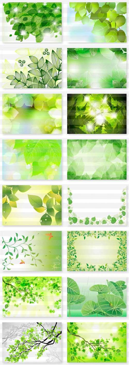 緑・葉・草木の風景の背景素材集5